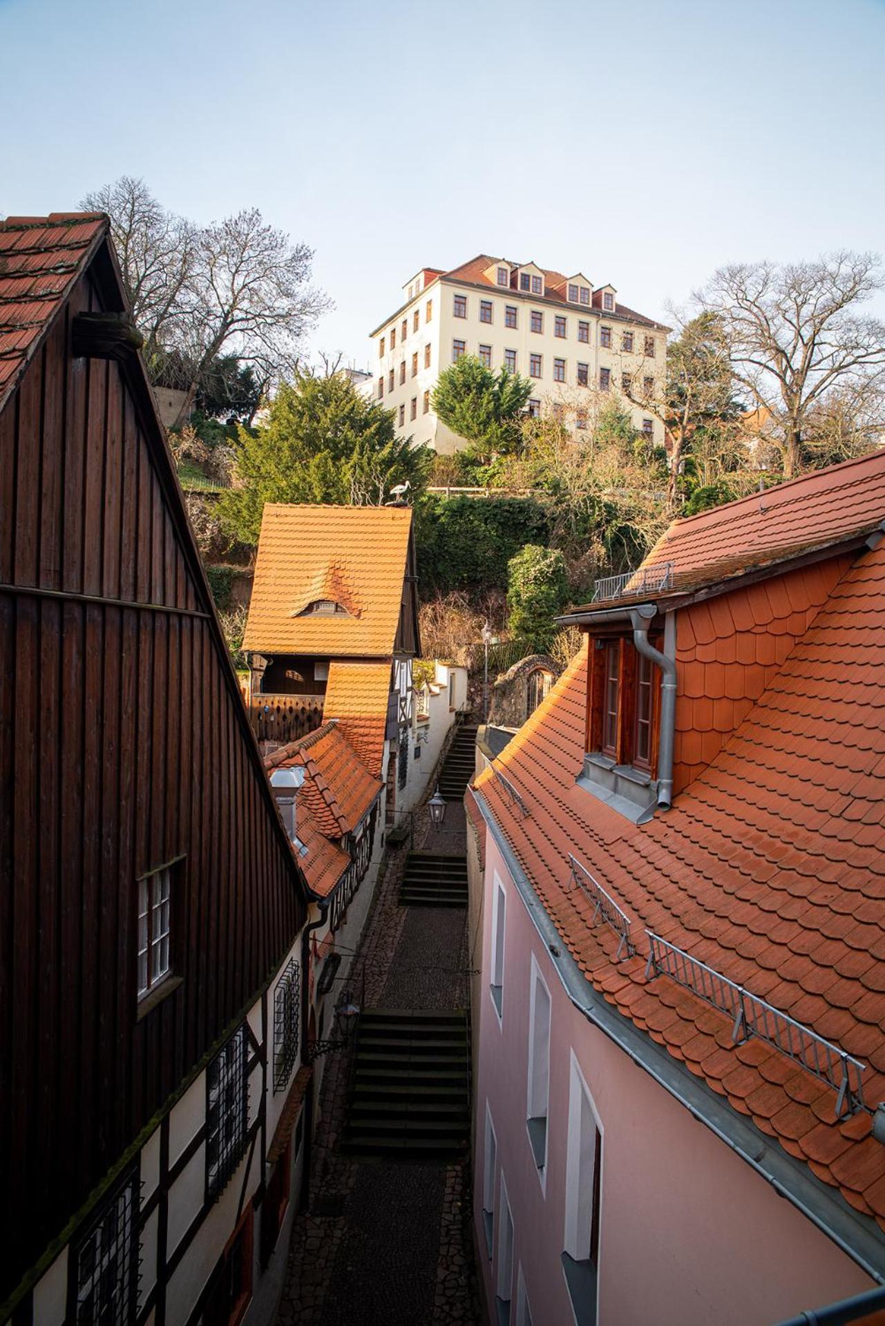 Pension Am Markt Майсен Екстер'єр фото