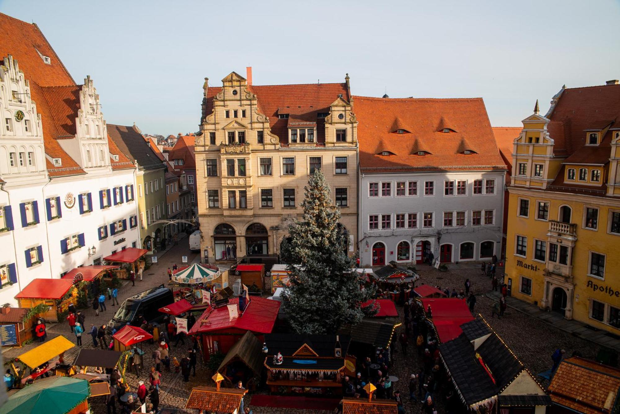 Pension Am Markt Майсен Екстер'єр фото